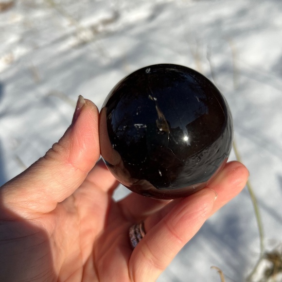 Smoky (3) quartz sphere | crystal - Picture 3 of 15